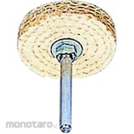 SUN POWER (Sun Power/Taiyo Shokai) Sisal Cloth with Shaft (for Stainless Steel, Brass, Die-Casting) (Roda Poles Sisal)