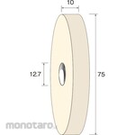 MINITOR Minimo Felt Wheel Soft Φ75 x 10 3 Pieces (Roda Poles Felt)