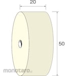 MINITOR Minimo Felt Wheel Standard Φ50 x 20 5 Pieces (Roda Poles Felt)