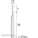 MINITOR Minimo precision whetstone WA abrasive grain # 320 Φ1.2