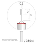 Minimo Precision Diamond Plated Point (Carbide Shaft)