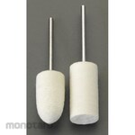 ESCO Felt Buff with Shaft 2-Piece Set (2.35mm Shaft) (Roda Poles Felt)