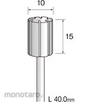 MINITOR Mini rubber holder for tip flat Φ12