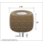 NAKANISHI Nylon Fabric Fiber Flap Wheel