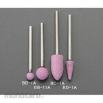 ESCO Φ10mm / 3mm shaft whetstone with shaft (round / red)