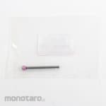 ESCO Φ6mm / 3mm shaft whetstone with shaft (round / light red)