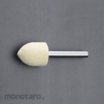 ESCO 10x15mm / 6mm shaft Felt buff with shaft