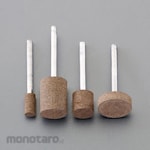 ESCO 14-piece set Rubber whetstone with shaft (3 mm shaft / hard)
