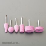 ESCO 45-piece set Whetstone with shaft (6 mm shaft / PA)