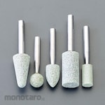 ESCO 5-piece set Whetstone with shaft (6 mm shaft / ceramic)