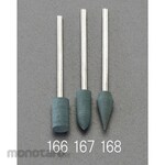 ESCO 6.4x15.0mm / 2.4mm shaft rubber whetstone