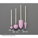 ESCO 6.5x16mm / 3mm shaft whetstone with shaft (umbrella / light red)