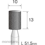 MINITOR Minimo Black Grindstone A # 60 Φ10