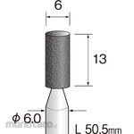 MINITOR Minimo Black Grindstone A # 60 Φ6