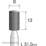 MINITOR Minimo Black Grindstone A # 60 Φ8