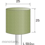 MINITOR Minimo Polishing Rubber Wheel GC Medium # 120 Φ25