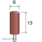 MINITOR Minimo Separate Long Shaft Rubber Whetstone WA Medium # 180 Φ6