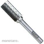 BAHCO Cylindrical Carbide Rotary Bar Double Cut End Blade