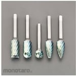ESCO [Coated] Carbide cutter (6mm shaft) 5-piece set EA819R series