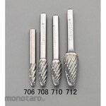 ESCO [Free cutting] 6x16mm / 6mm axis Carbide cutter (for iron and casting)