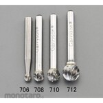 ESCO [Free cutting] 6x5.4mm / 6mm axis Carbide cutter (for iron and casting)