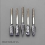 ESCO 5-bar / 3mm shaft [TiAIN coating] Carbide bar set