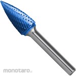 HARDY Carbide Rotary Burr, Blue Coated G-Type, Arch Point Nose, Double Cut