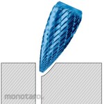 HARDY Carbide Rotary Burr, Blue Coated G-Type, Arch Point Nose, Single Cut