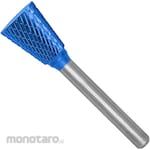 HARDY Carbide Rotary Burr, Blue Coated, N-Type, Reverse Cone, Double Cut