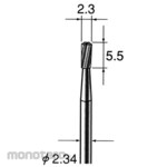 MINITOR Carbide cutter for precision engraving