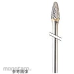 TAG BUR Titanium coated long series, shank diameter 3mm, F series, double, total length 175mm