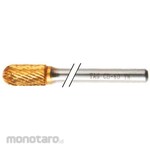 TAG BUR Titanium coated long series, shank diameter 6mm, C series, single, total length 162mm