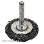 Denson Mounted Wheel Brush Round Wire (Mata Bor Sikat Kawat)
