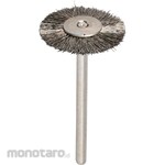 ESCO Stainless Wire Brush 22mm [3mm Axis] (Mata Bor Sikat Kawat)