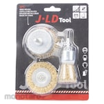 JLD Mounted Brush Round Wire (Mata Bor Sikat Kawat)