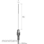 MINITOR Minimo Electrodeposited Diamond Single Wrap #180 Φ1 (Mata Bor Sikat)