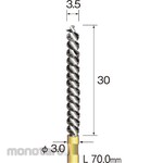 MINITOR Minimo Spiral Hall Brush Horsehair Φ3.5
