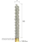 MINITOR Minimo Spiral Hole Brush Horse Hair Φ7 (Mata Bor Sikat)
