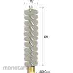 MINITOR Minimo Spiral Hole Brush Stainless Φ12 (Mata Bor Sikat)