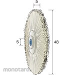 MINITOR Minimo brush wheel goat soft Φ48 5 pieces