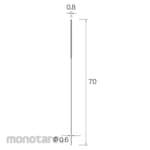 Minimo Diamond Singlelap (Mata Bor Sikat)