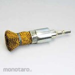 SUN POWER (Sun Power/Taiyo Shokai) Cylindrical Brush (BS) Brass Hexagonal Shaft (Mata Bor Sikat Kawat)