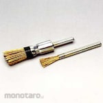 SUN POWER (Sun Power/Taiyo Shokai) Cylindrical Brush Caulked Steel Wire Plated with Straight Shaft (Yellow Stranded Wire) (Mata Bor Sikat Kawat)