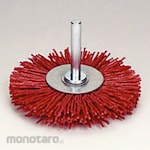 SUN POWER (Sun Power/Taiyo Shokai) Mounted Wheel Brush (6NY with Abrasive Grains) Grit #60 (Mata Bor Sikat)