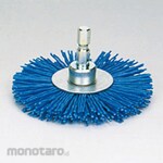 SUN POWER (Sun Power/Taiyo Shokai) Mounted Wheel Brush Hexagonal (6NY with Abrasive Grains) Grit #180 (Mata Bor Sikat)