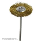 SUN POWER (Sun Power/Taiyo Shokai) Mounted Wheel Brush with Miniature Brass (Mata Bor Sikat Kawat)