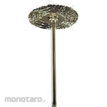 SUN POWER (Sun Power/Taiyo Shokai) Mounted Wheel Brush with Miniature Stainless Steel (Mata Bor Sikat Kawat)