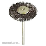 SUN POWER (Sun Power/Taiyo Shokai) Mounted Wheel Brush with Miniature Steel Wire (Mata Bor Sikat Kawat)
