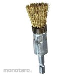 SUN POWER (Sun Power/Taiyo Shokai) Tube Brush Quick Steel Wire Plated (Mata Bor Sikat Kawat)