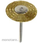 SUN POWER Wheel Brush With Miniature Brass Shaft